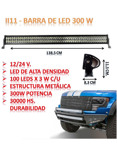 Barra Led 4x4 288w Unicas Modelo 2020!!!