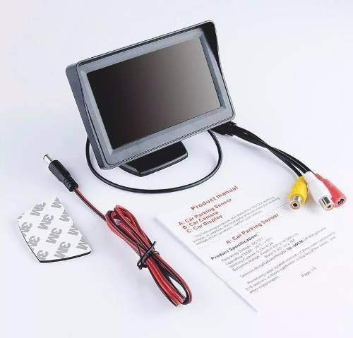 Kit Tela Auxiliar Monitor Automotivo Com Câmera De Ré Supcel