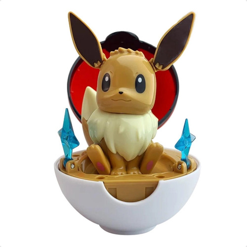 Figura De Acción Eevee De Qman Pokémon Action Figure