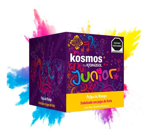 Kosmos® Junior By Kromasol® Pulpa De Mango 36 Sobres 20g C/u