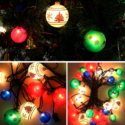 Luces Decorativas De Navidad 8.5 Metros 25 Bombillas Interio