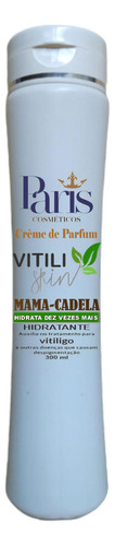 Hidratante para ayuda en el combate al vitiligo con mama-cadela Tipo de envase frasco 300 ml tipos de piel todos