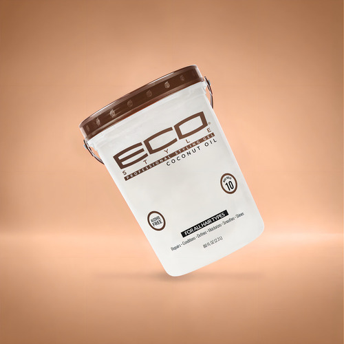 Eco Style Gel De Peinado Con Aceite De Coco, Anade Brillo E