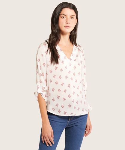 Blusa Mujer Patprimo Vino Poliéster M/3/4 30122696-40054