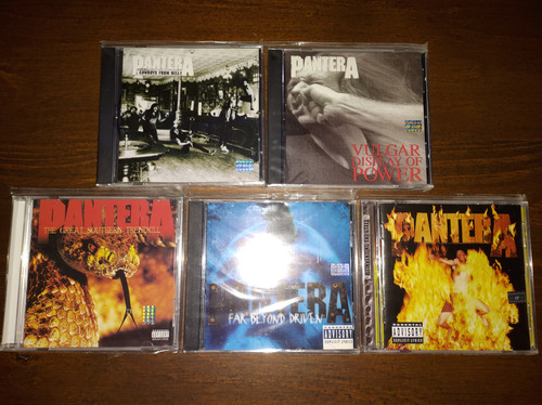 Pantera - Discografía 5 Cds - Nuevos Estándar