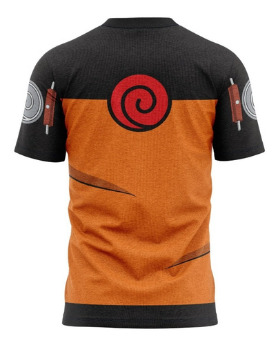 Imagem 2 de 4 de Camiseta Naruto - Adulto - Tecido Dryfit - Pronto Envio