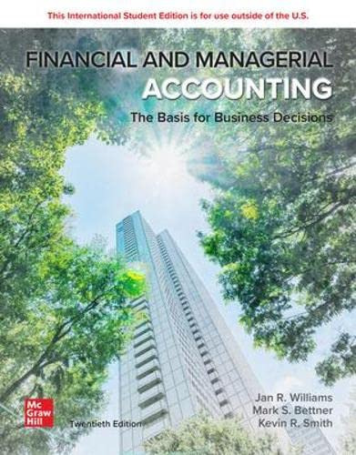 Financial Managerial Accounting - Vv Aa 