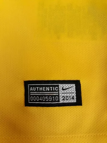 Camisa Feminina Internacional Oficial Nike 2014 Amarela - Zafielo