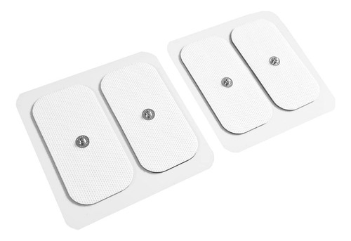 Sensamed - 4 Electrodos Pads Parches 4x8cm - Compatibles Con Hivox, Beurer, Electro Reflex Energizer, Soqi, Hidow