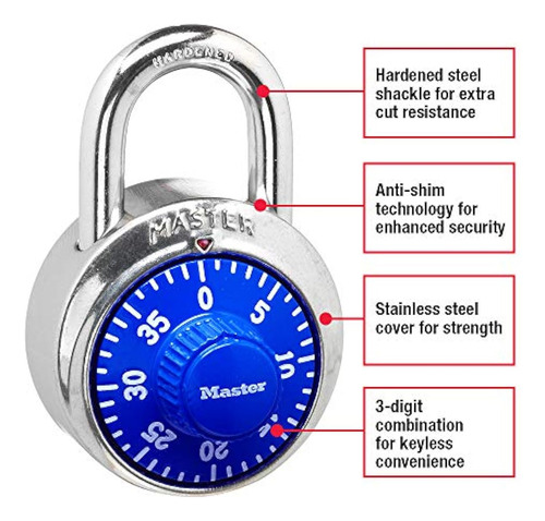 Candado Combinado Master Lock 1505d Lock,