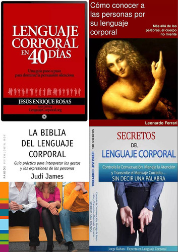 Colección Única 4 Libros · Lenguaje Corporal