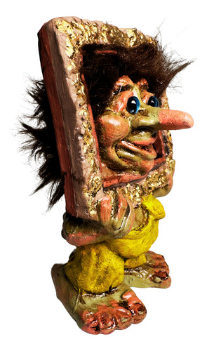 Troll Arti Ser Mágico Guardian - Troll Elfo Duende Oro 14k