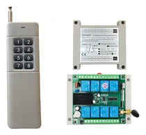 Comprar Receptor Inalámbrico Rf 8canales 433mhz Control Remoto 1000m