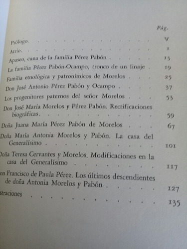 Morelos Su Casta Y Su Casa En Valladolid 1964 (Usado)
