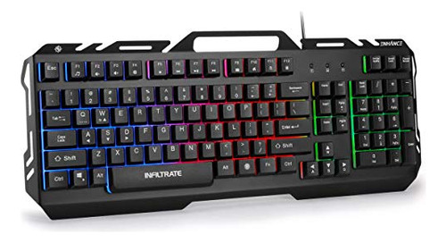 Mejore El Teclado Para Juegos De Membrana Infiltrate Kl2: Te