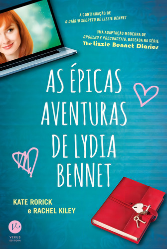 As épicas aventuras de Lydia Bennet, de Rorick, Kate. Editorial Verus Editora Ltda., capa mole em português, 2016