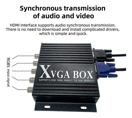 Convertidor De Vídeo Inicial Plug-and-play De Mda Cga Ega A