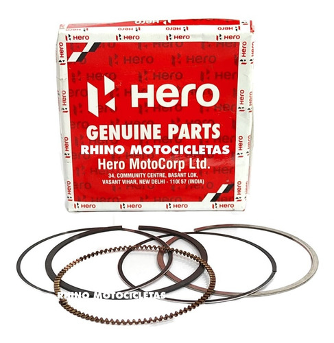 Kit Anillos Estandar - Hero Hunk 160 R / Fi - Original