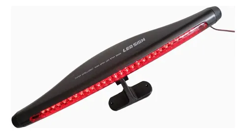 Tercer Stop Línea 28 Led 12v Rojo Carros Tuning Lujos Rectan