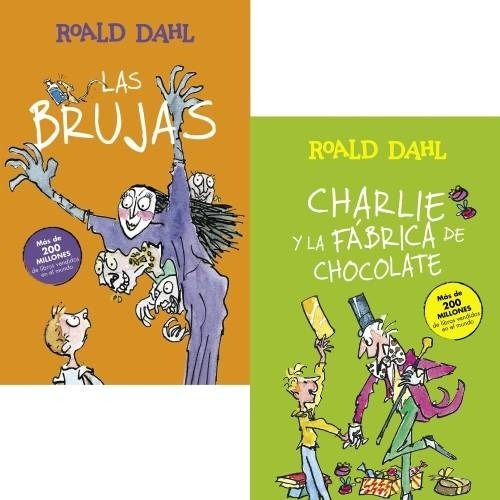Pack Roald Dahl - Las Brujas + Charlie La Fábrica Chocolate
