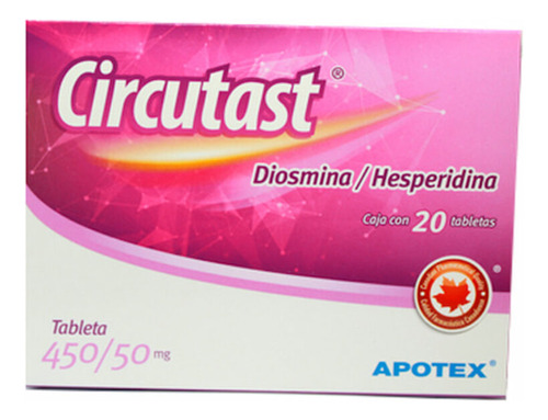 Circutast Tableta 450 Mg/50 Mg, 20 Tabletas