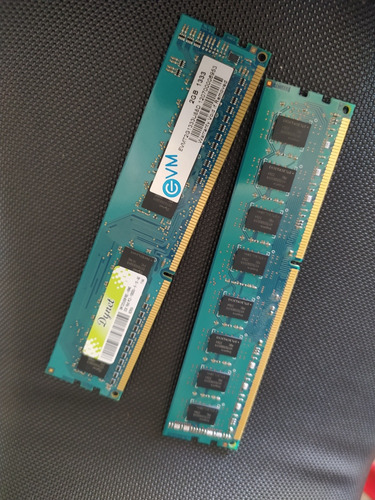 Dos Modulos Ram Ddr3  Un De 4gb Y De 2gb