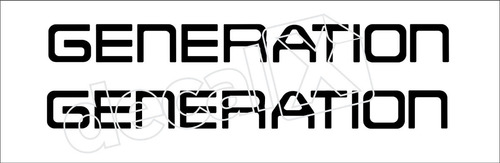 Emblema Adesivo Resinado Golf Generation Preto Re20
