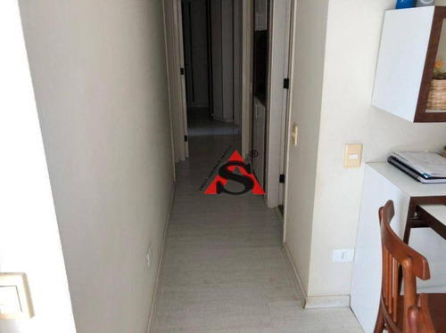 Imagem 9 de 15 de Excelente Apartamento Com 03 Dormitórios, Sendo Uma Suíte, 02 Vagas De Garagem Cobertas, Depósito No Sub-solo, Completo De Armários Planejados, Sacada - Ap44031