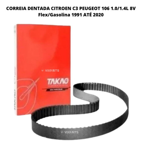 Correia Dentada C3 106 1.0/1.4l 8v Flex/gasoli 1991 Até 2020