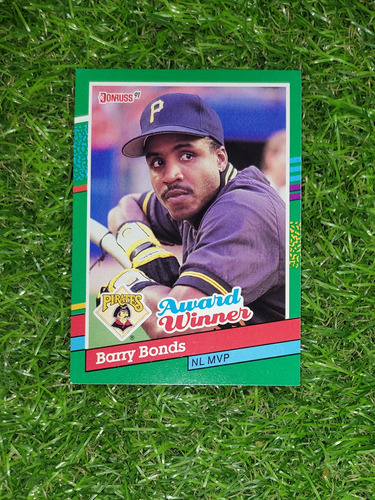 Cv Barry Bonds 1991 Donruss Award Winners Mvp