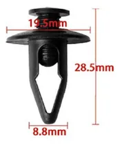 Comprar Clip Gancho Reten Tapicería Carro Carrocería Vehículos Id-08