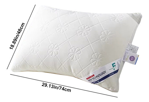 Almohada Viscoelástica, Grande Y Duradera, Con Ángulo Ajusta
