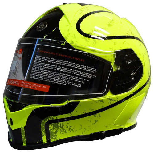 Casco Cerrado Immortale Tracer Hi Vis