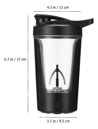 Proteina Vortex Shaker Electrico 450 Ml Vaso Mezclador