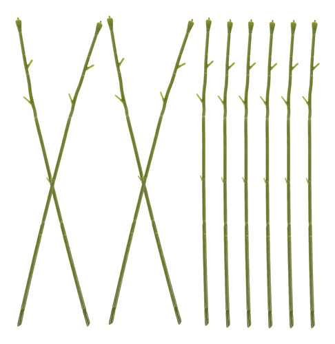 50 Unidades De Tallos De Flores Artificiales Para Hacer Tú M