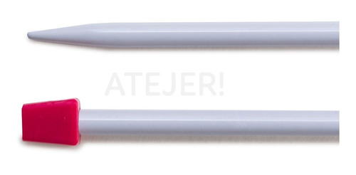 Imagen 2 de 10 de Agujas Tricot De Aluminio Marca Cbx N° 3 X Par