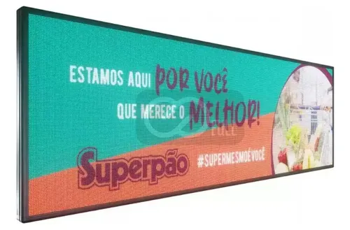 Painel De Led 200 X 72 - Outdoor Prova D`água Alto Brilho
