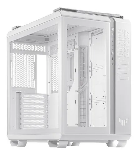 GABINETE ASUS GT502 TUF GAMING WHITE / ATX MICRO-ATX MINI-ITX / DUAL CHAMBER CHASSIS / PANEL FRONTAL CON USB TYPE-C / DISEO FULL MODULAR / VISTA PANORMICA / GT502/WHT/TG GT502/WHT/TG - Código: GT502/WHT/TG | Compra en Guadalajara