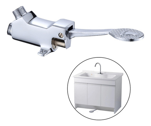 . Válvula De Pedal De Un Pie Grifo De Agua Con Pedal De
