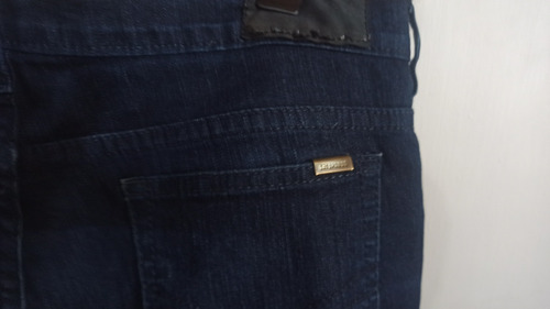 Pantalon Jean Recto Gatopardo 46 Cede Poco 2%elastano Tiro M (Usado)