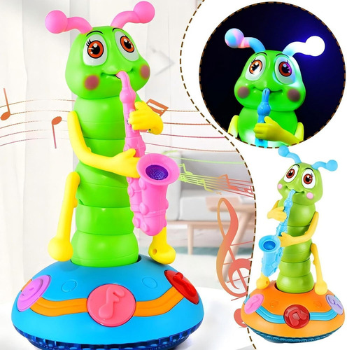 Brinquedos De Saxofone Elétrico Caterpillar Que Dançam E