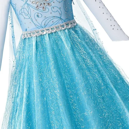 Vestido Fantasia Infantil Rainha Elsa Frozen