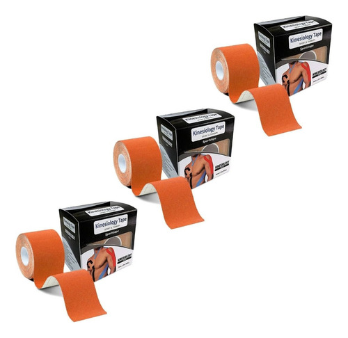 X3 Cinta Tape Kinesiologico Kinesiotape Cinta Vendaje 5mts