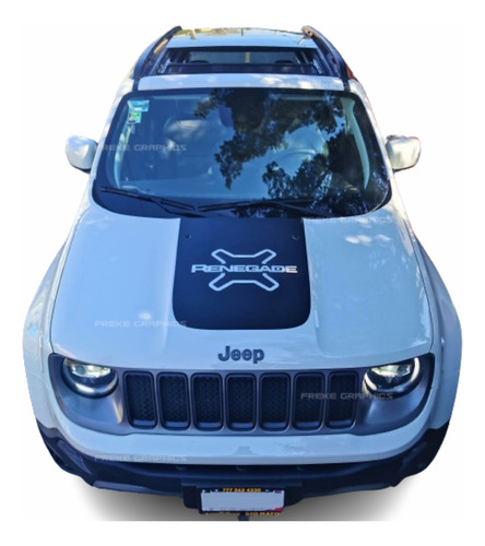 Stickers Franjas Cofre Jeep Renegade 1 Pieza Varios Diseños