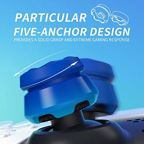 Pack De Grips Y Extensores Para Ps5 Controller - Blue Nebula