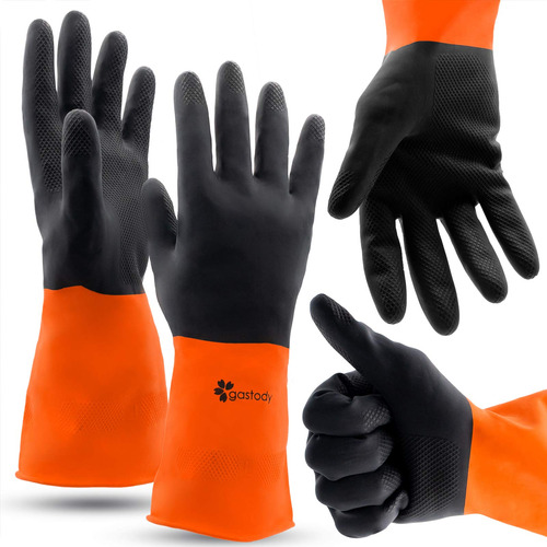 Juego De 2 Pares De Guantes Qumicos, Guantes De Talla M Con