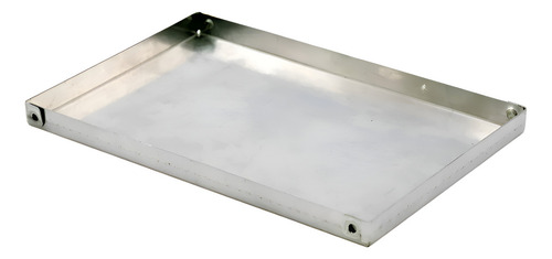 Placa De Aluminio Bandeja Asadera Reforzada 50x40 Color Gris
