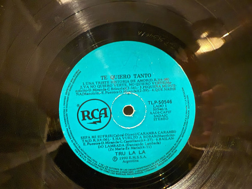 Trulala Te Quiero Tanto Canta Gary Lp Vinilo 1990 Estándar (Usado)