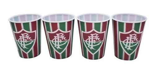Jogo Com 4 Copos 3d Fluminense