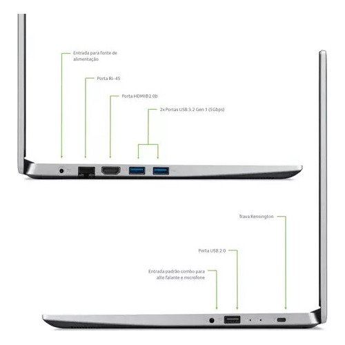 Notebook Acer Aspire 3 A314-35-c393 Intel Celeron N4500 4gb (Recondicionado)
